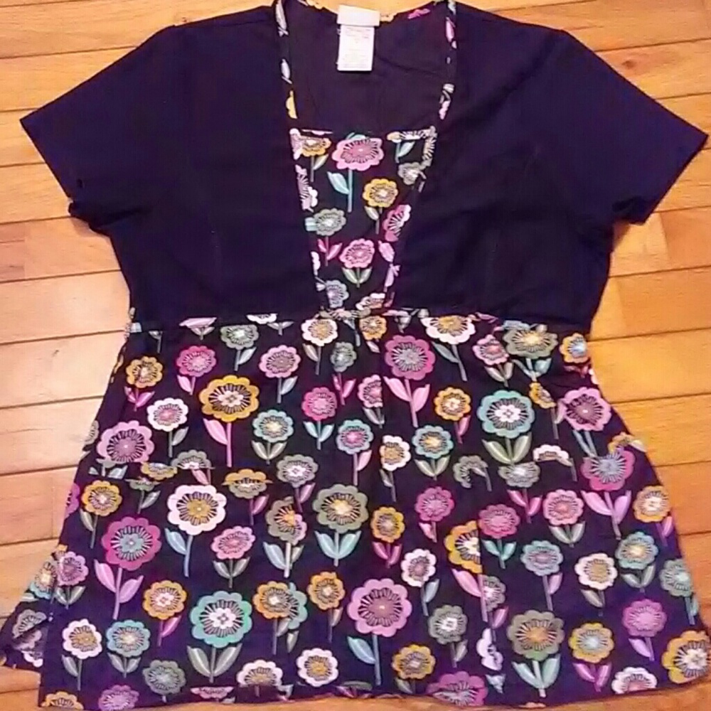 Womens scrub top